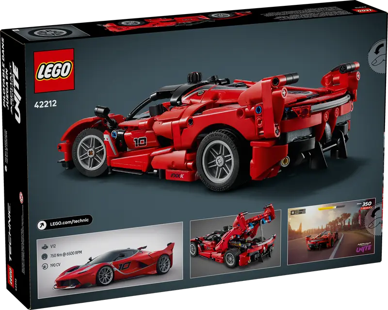 Modèle de supercar Ferrari FXX K (42212)